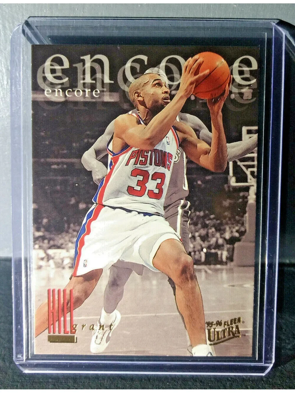 1995-96 Grant Hill Fleer Ultra #312 Encore Basketball Card